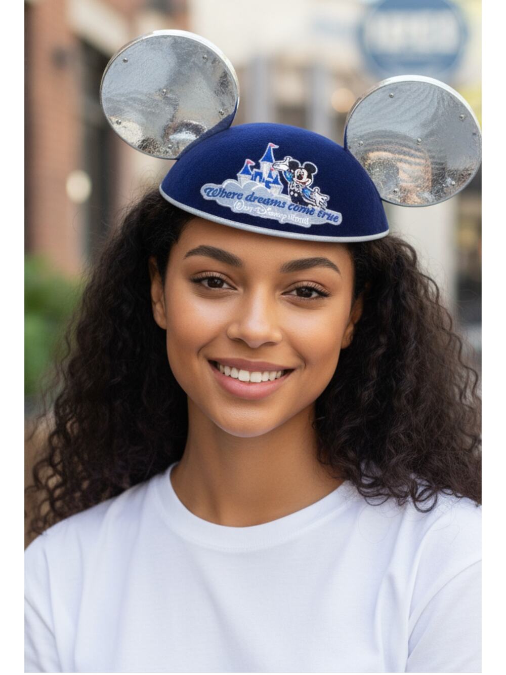 Walt Disney World Mickey Mouse Ears Hat "Were Dreams Come True"